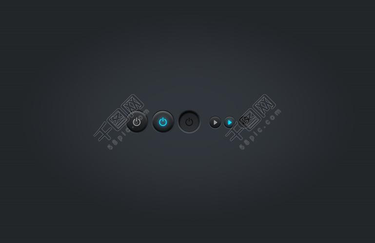>黑色 手机ui图标按钮素材下载 千图网提供精美好看的icon设计效果图